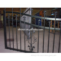 powder coated blacksmith wrought iron double gate